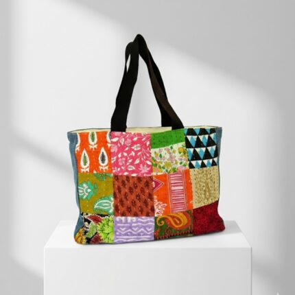 Connexions Patchwork Tote Bag